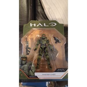 World of Halo Infinite Master Chief with Commando Rifle & Grappleshot NEW c16